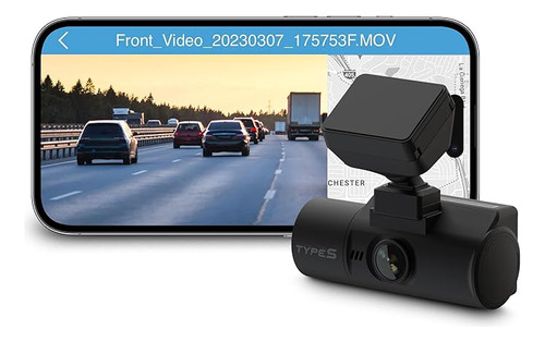 Type S S402 Ultra Dual View Car Dash Cam 4k Frontal Y 1080p