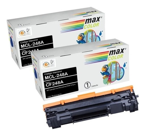 Imagen 1 de 3 de Pack 2 Toner 248a 48a M15w M16w M15a M28w M28a Alternativo