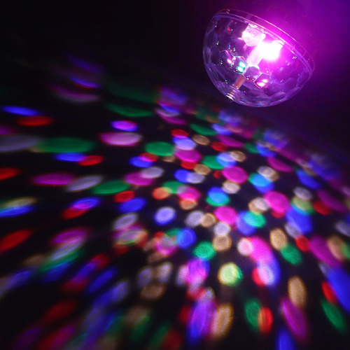 Luz Nocturna Colorida, Bola Giratoria Led, Luces De Fiesta D