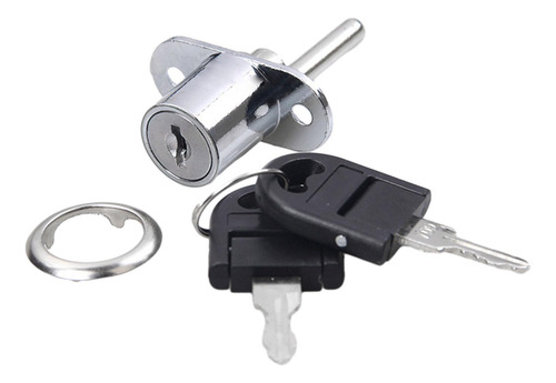 Cerradura De Émbolo De Gabinete, Cerradura De 19mm Plata