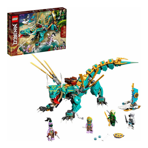 Figuras Para Armar Lego Ninjago Jungle Dragon 71746 Kit Fgr