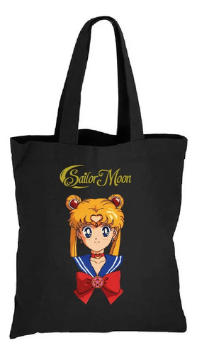 Totebag Sailor Moon Luna Diseño Anime   35 X 40 Cm