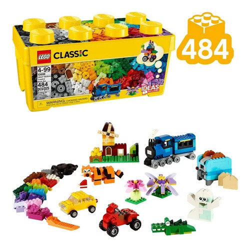 Lego Clasico 10696 Caja Clasica Kit Creativo De 484 Pzs