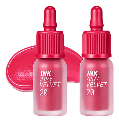 2 Tinta De Labios Ink Airy Velvet N° 20 Beautiful Coral Pink