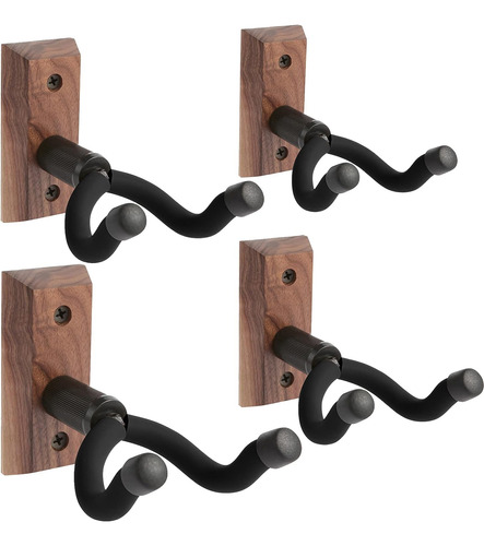 Soportes De Pared Guitarra 4 Unidades, Ganchos Colgar G...