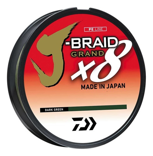 Línea Pesca Trenzada Daiwa J-braid X8 Grand