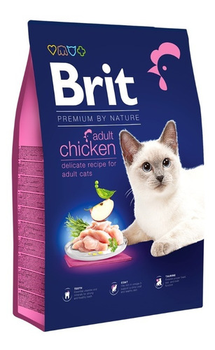 Alimento Europeo Para Gatos Brit Premium Chicken 1.5k