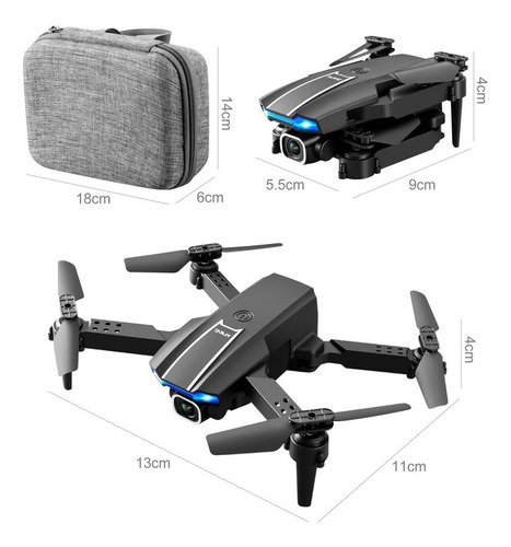 S89 Mini Drone Duales Camara 4k Hd Baratos +2 Baterias