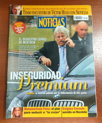 Revista Noticias 31 Marzo 2012 Inseguridad Premium Werthein