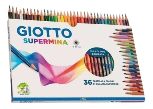 Lapiz De Color Giotto Supermina X36 Unidades