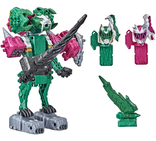 Power Rangers Prg Dnf Pente Zords Rosa E Verde