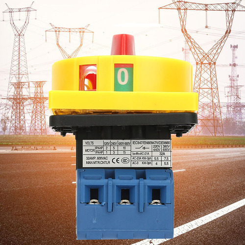 Disyuntor De Carga De 32 A Interruptor Giratorio De 3 Polos