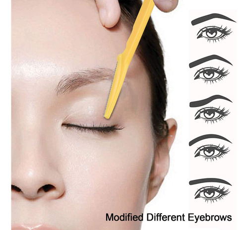 Juego De 6 Maquinillas De Afeitar Para Cejas Para Mujer.