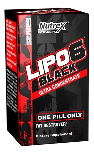 Lipo 6 Black Quemador Grasa Ultra Concentrado Nutrex X60 Cap