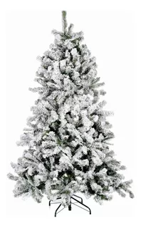 Árbol Nevado De Navidad Zg 210cm Alto Rama X Rama Coposo