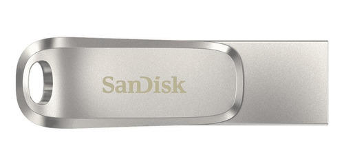 Imagen 1 de 3 de Memoria USB SanDisk Ultra Dual Drive Luxe 256GB 3.1 Gen 1 plateado