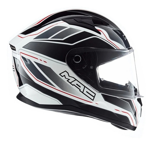 Imagen 5 de 10 de Casco Moto Doble Visor Mac Speed 2.0 Galaxy Modelo