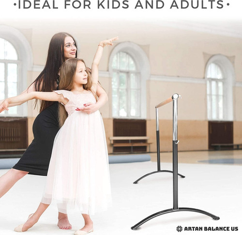 Barra De Ballet Portátil; De Altura Ajustable, 5 Pies