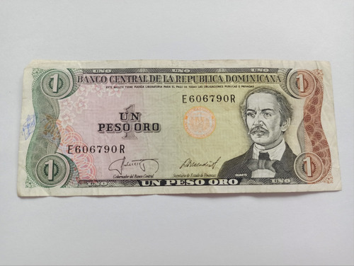 1 Peso República Dominicana 1987