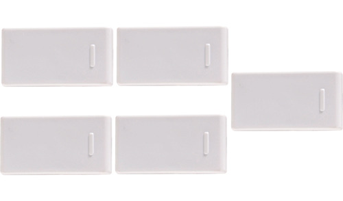Kit 5 Interruptor Simples Baixo Branco 10a 250v