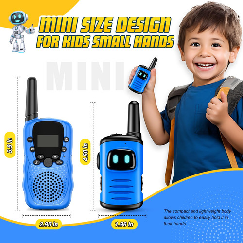 Walkie Talkies De Juguete Para Niños: Mini Robots De