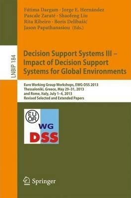 Decision Support Systems Iii - Impact Of Decision Support...