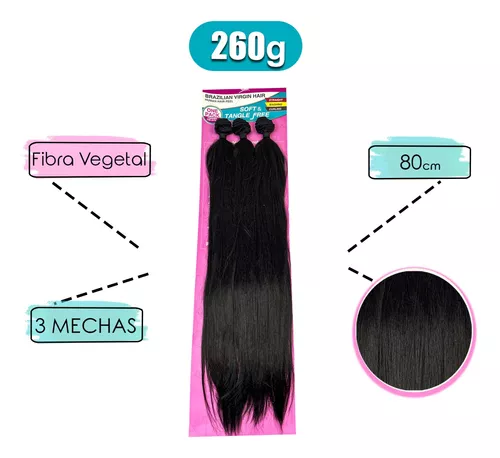 Cabelo Crochet Braids Zurita Brazilian Virgin Hair 260g/70cm