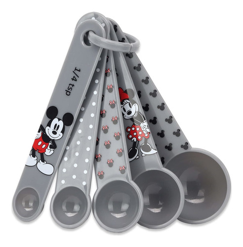 Cucharas Medidoras De Mickey Y Minnie Mouse De Disney