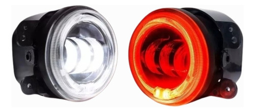 Faros Led Nieblas Aro Angel Rojo Para Journey 2008-2009