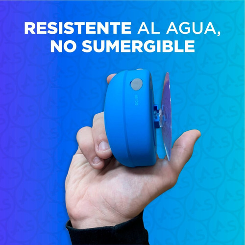 Imagen 6 de 10 de Parlante Portátil Para Ducha Bluetooth Resistente Agua Usb