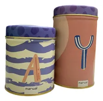 Comprar Set Latas Yerbera Azucarera Diseños Mate Termo Set De Latas