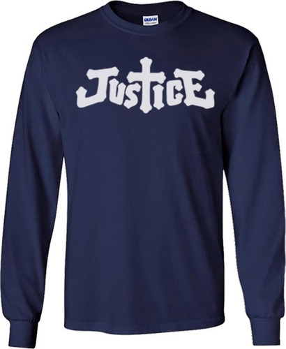 Playeras Justice Manga Larga Para Hombre Y Mujer
