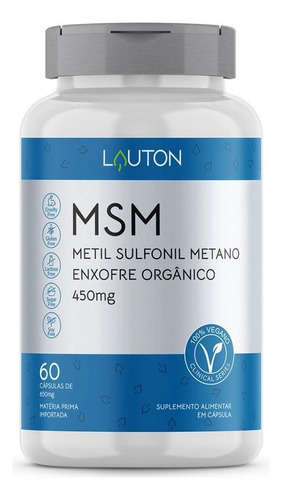 Msm - 60 Capsulas - 450mg - Linha Clinical Series