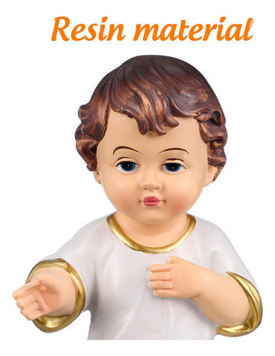 Miniestatua De Jesús Con Forma De Bebé, 1 Pieza, Adorno De S
