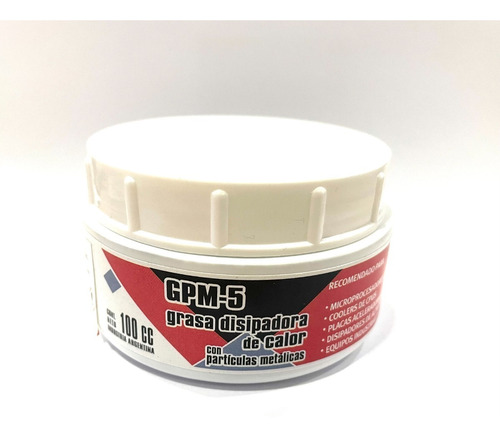 Grasa Disipadora Delta Gpm-5 Particulas Metalicas Pote 100gr