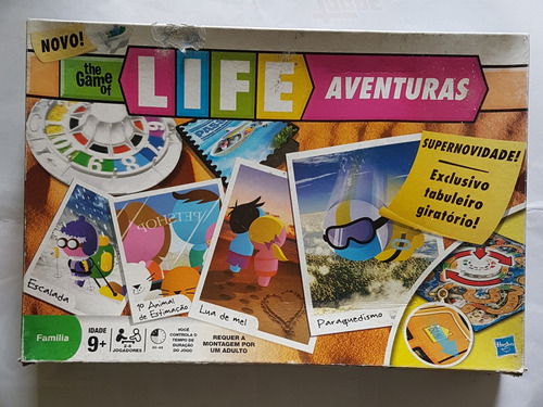 Jogo De Tabuleiro The Game Of Life Aventuras - Faltam Peças (Usado)