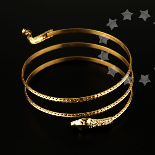 Color Oro Brazo Armband Brazalete Pulsera Tobillera En Espir