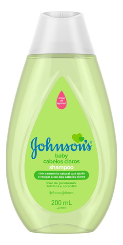  Shampoo Cabelos Claros Johnson's Baby 200ml