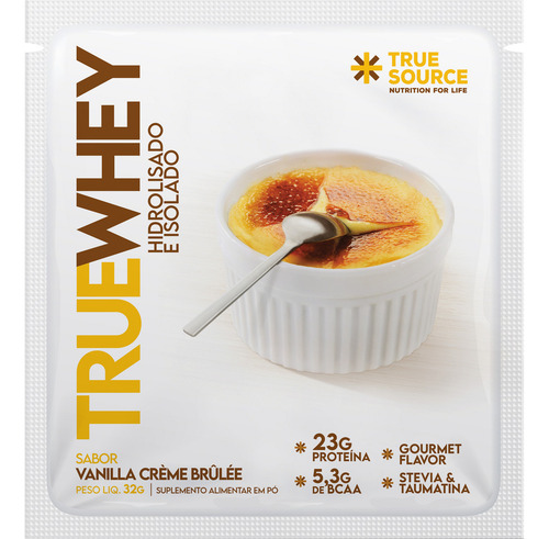 True Whey Protein True Source 32g Sachê Creme Brulee