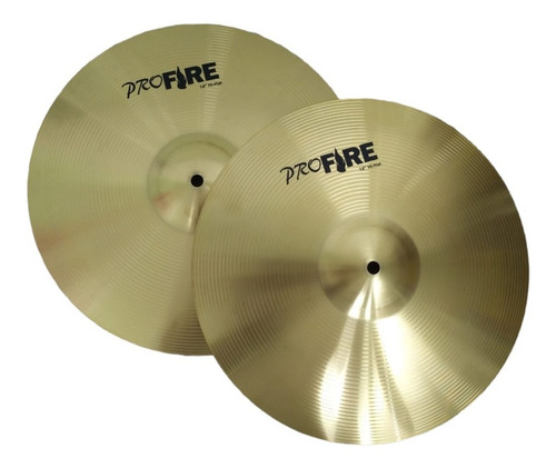 Imagem 1 de 3 de Hi Hat 14'' Pro Fire Alloy O Par De Chimbal 14 Polegadas Nf
