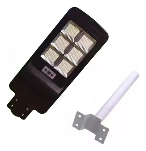 Foco Solar Led Exterior Lupa Luminaria + Poste Y Sensor 200w