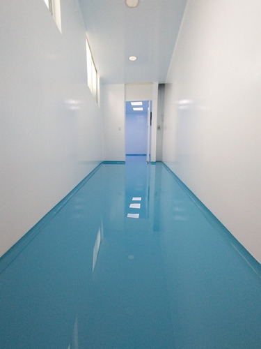 Piso Epóxico M2. Laboratorios, Hospitales E Industrial. 3d.