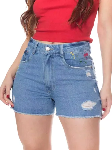 Bermudas looper feminina hot sale