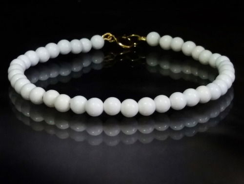 Imagem 4 de 6 de Pedras - Pulseira Unissex Ágatas, Fecho Ouro, Cód335p36