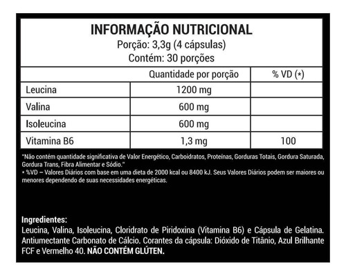 Bcaa 2400 120 cápsulas Age