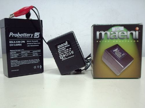 Cargador Bateria Plomo Calcio Gel 6v 700ma Maeni Acido