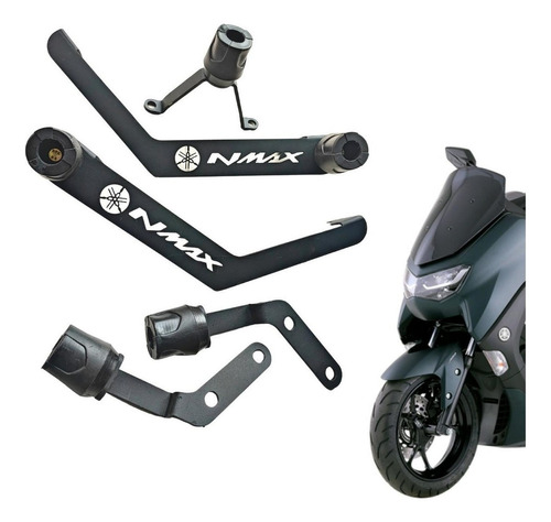 Defensas Sliders N-max Completas Mofle, Piso Y Traseras