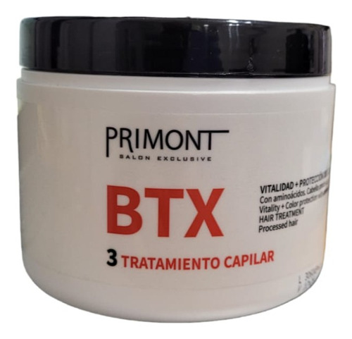 Tratamiento Capilar Btx Primont X 500ml