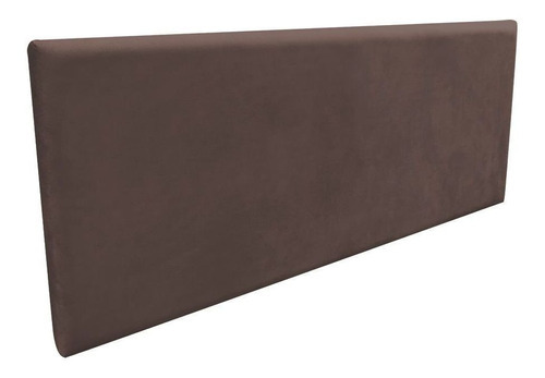 Cabeceira Painel Clean Cama Box Queen 160 Cm Suede - D'rossi Cor Marrom