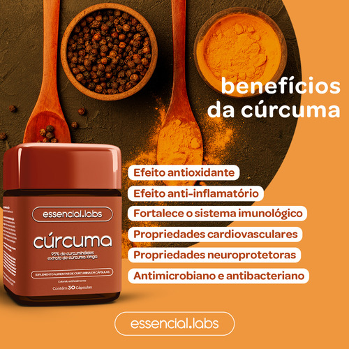 KIT JOINT FIX com GLUCOSAMINA, CONDROITINA e MSM - 120 cápsulas + CÚRCUMA 130mg - 30 doses